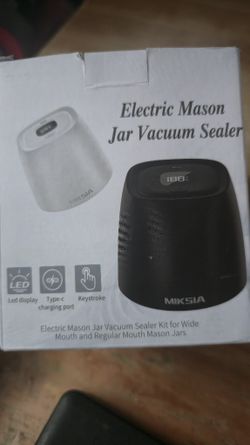 Miksia Electric Mason Jar Vacuum Sealer