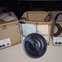 House Speakerr  In Celing Thin Bezel Speakers And 6.5 In Woofers 