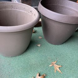 Two planter buckets 