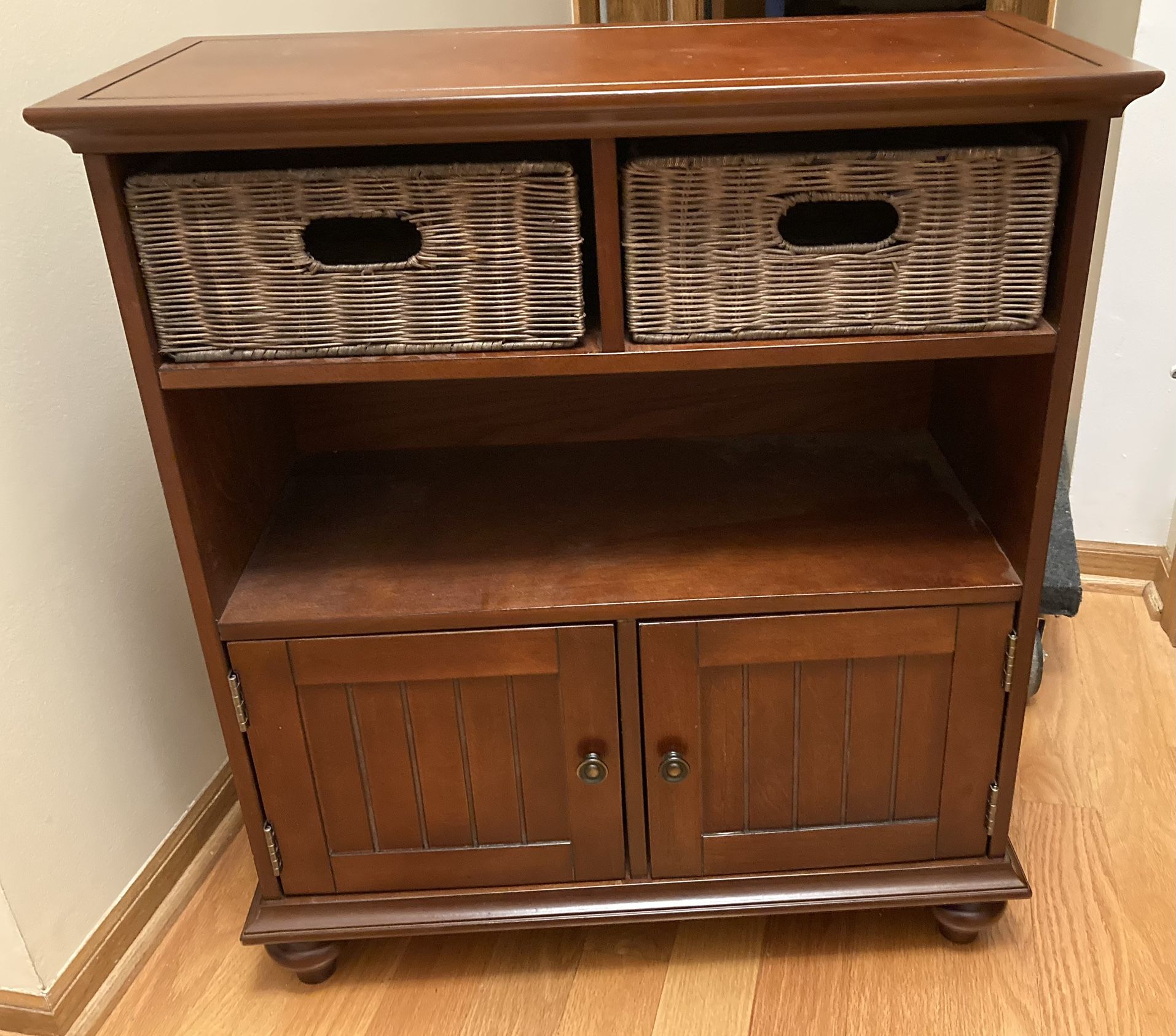 TV/Stereo Storage Console - Beautiful Espresso Finish