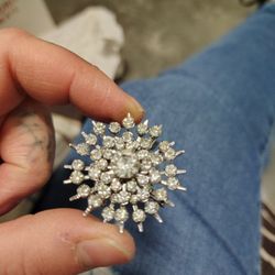 Austrian Crystal Brooch 