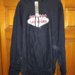LARGE WELCOME TO FABULOUS LAS VEGAS HOODIE SWEATSHIRT FROM STEVE & BARRY'S NEW WITH TAGS 
