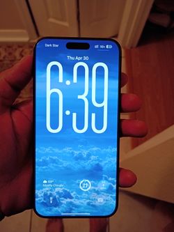 Iphone 15 pro max unlocked 256gb BLUE