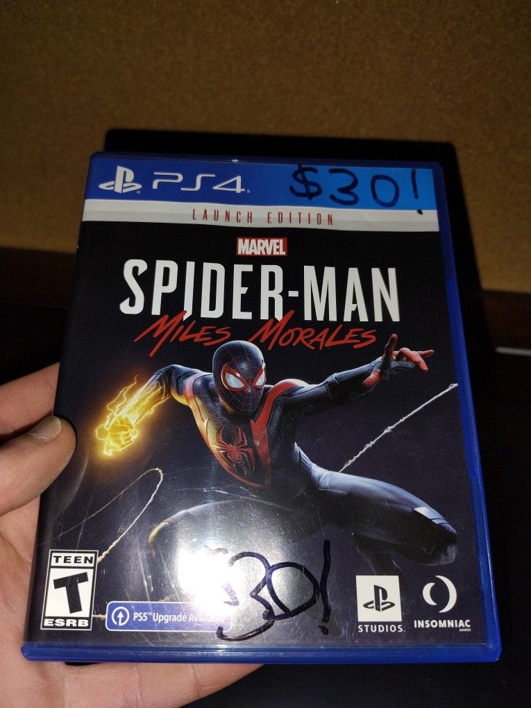 Ps4 Spiderman. Miles Morales