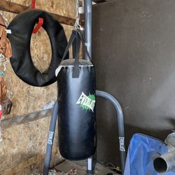 40 Pound Boxing Bag With Stand
