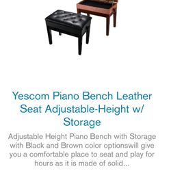 Piano Adjustable Bench