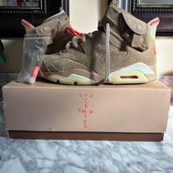 Jordan 6 Travis Scott Khaki