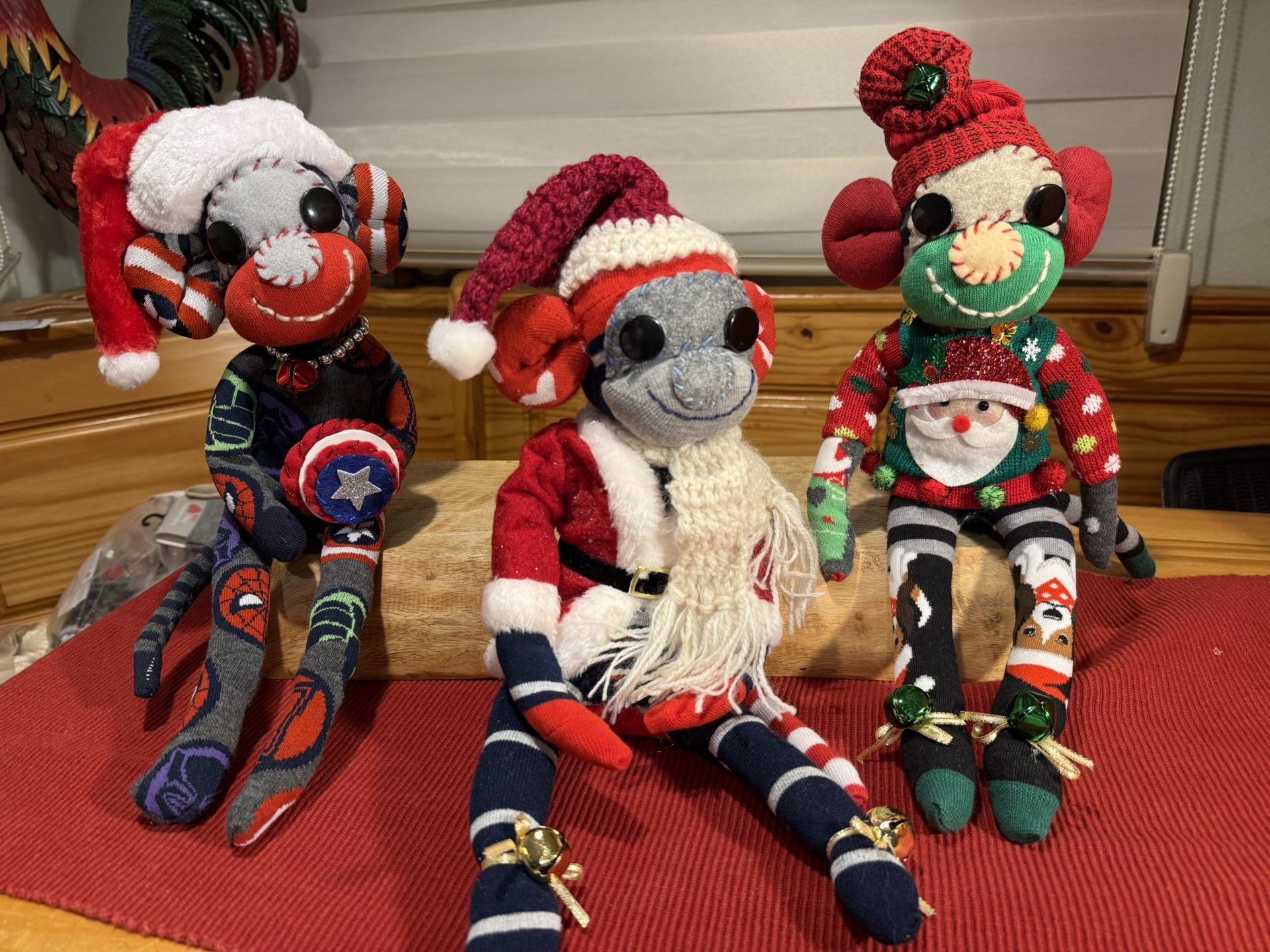 Socks Christmas Monkeys 