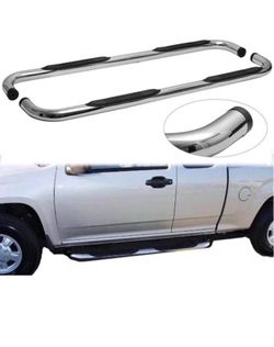 New 3" Side Step Bars Running Boards Chrome For 1997-Chrome Side Step Nerf Bars for Super Cab Trucks