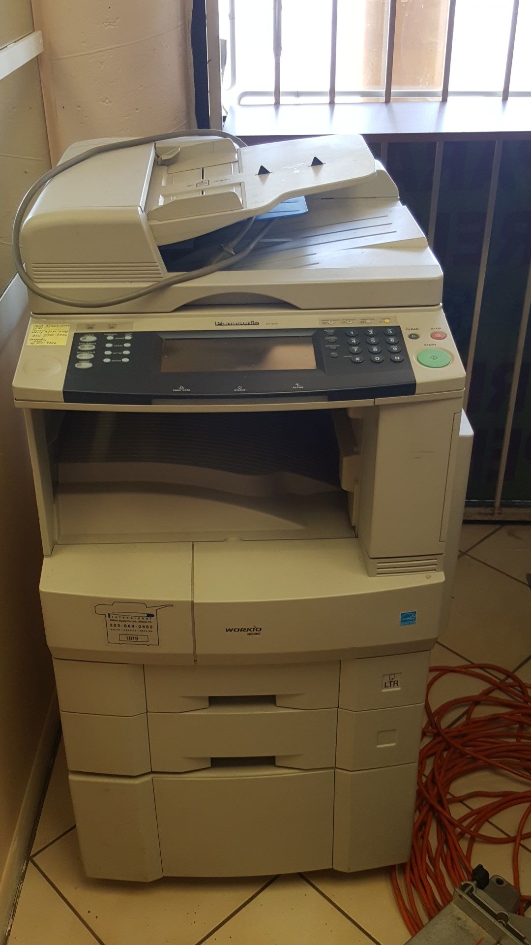 Copier machine panasonic DP-3030 workio 3030