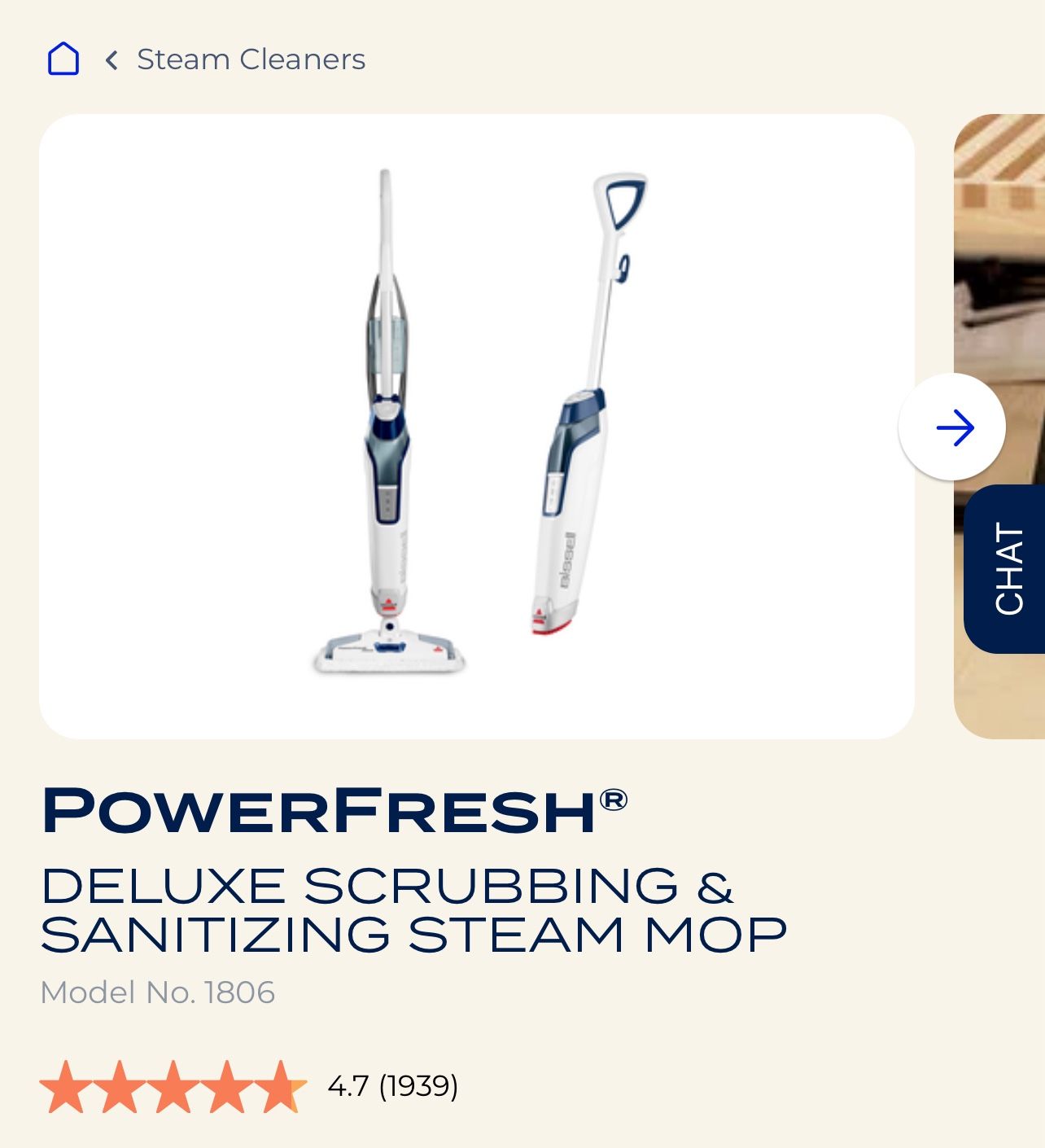 Bissell Steam Mop