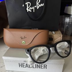 Ray-Ban Meta Skyler Smart Glasses – Black Matte (50-22) Transitions– Brand New