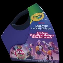Crayola K-Pop Demon Hunters Art Case 60+ Pcs 