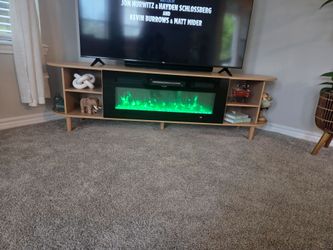 Tv Console with electric fireplace