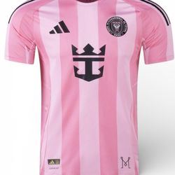 NWT Men's Authentic adidas Inter Miami Home Jersey 25/26 Easy Pink Small