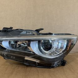 2018-2022 INFINITI Q50 LH LEFT DRIVER LED HEADLIGHT OEM 