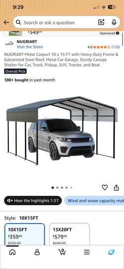 New carport read description