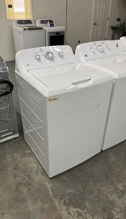 GE Top Load Washer – White, Made in USA, Dial Controls