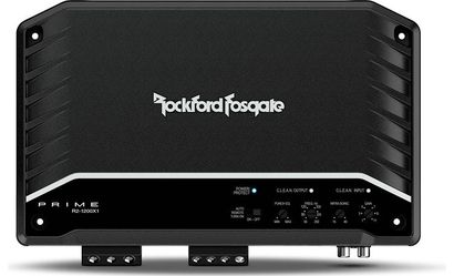 Rockford Fosgate R2-1200X1 Prime Series mono subwoofer amplifier — 1,200 watts RMS x 1 at 1 ohm