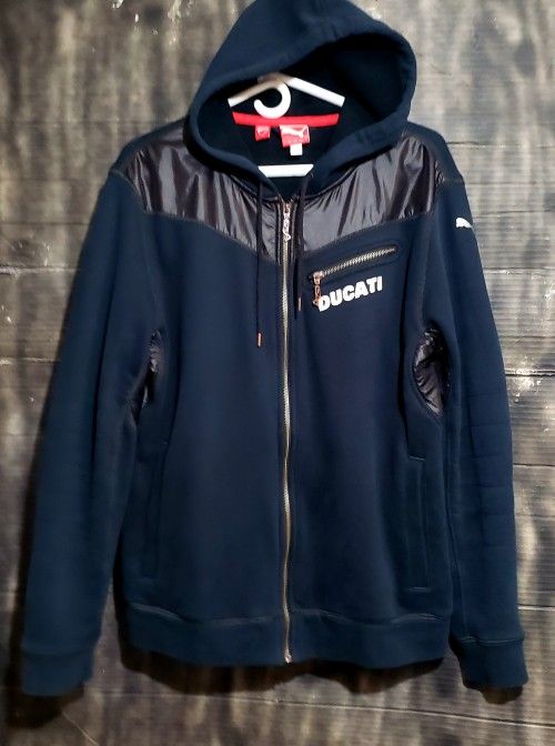 Puma Ducati mens hoodie jacket Mens siye L