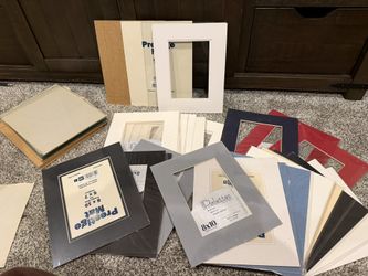 Photo Album Pages, Mattes, Backing,