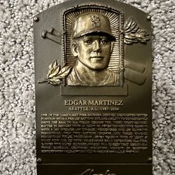 Edgar Martinez Jersey Retirement Plaque 