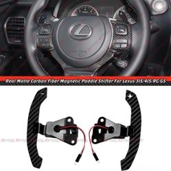 14-26 Lexus IS350 IS300  Carbon Fiber Magnetic Paddle Shifter