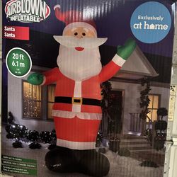 20’ Christmas Santa Yard Decoration