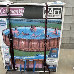 24 FT coleman swimming pool