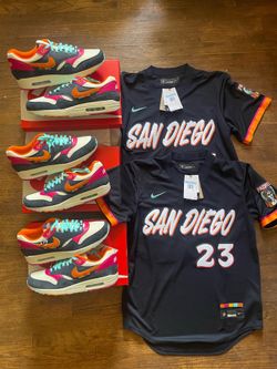 Padres City Connect Nike air max & jersey