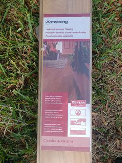 NOS Armstrong Laminate Flooring - Olive Wood