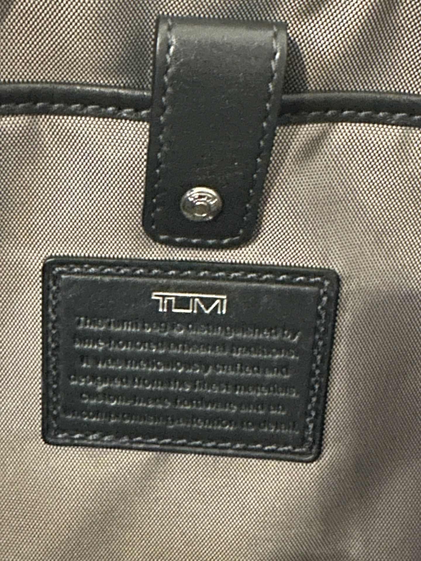 TUMI Bag Genuine Black Leather