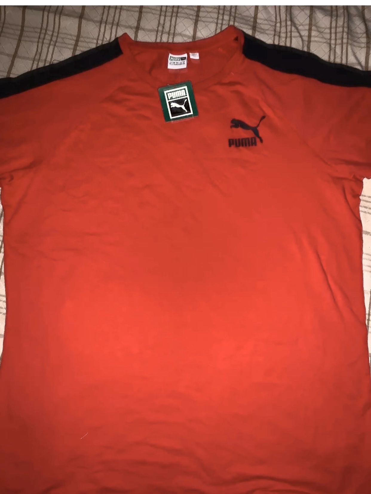 Red And Black Puma Shirt Size XXL