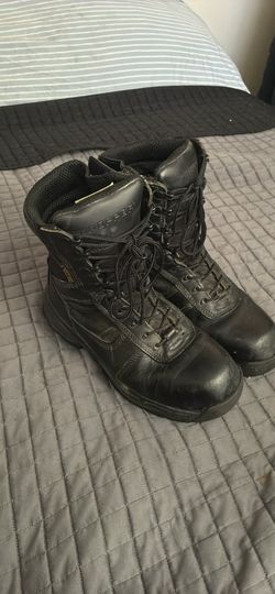 Steel Toe Black Boots