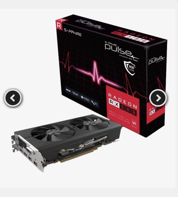 Sapphire Technology Radeon Pulse RX-580 Overclocked 8GB