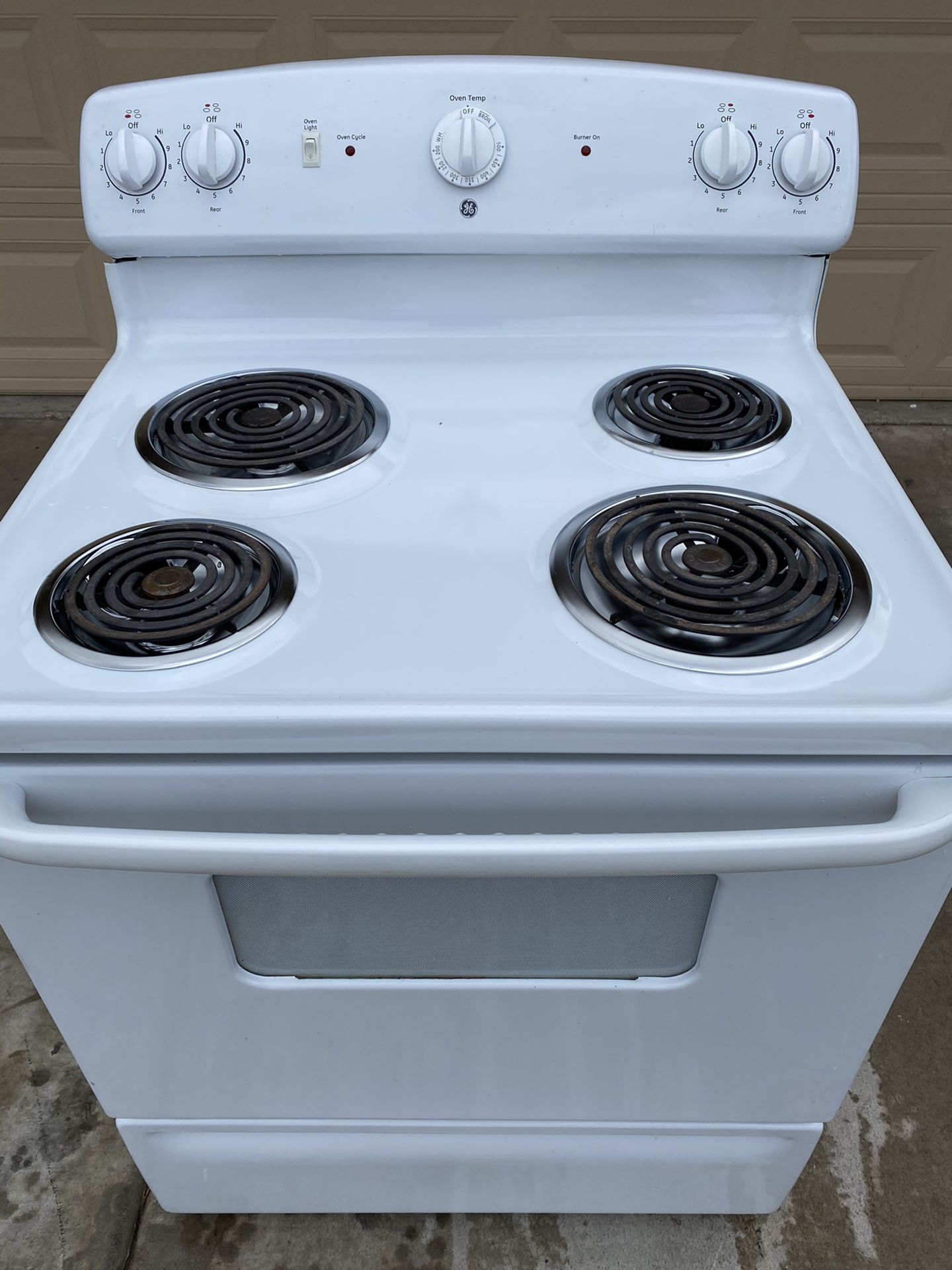 Ge white stove/oven