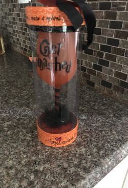 Halloween drink glass