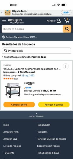 Printers desk
