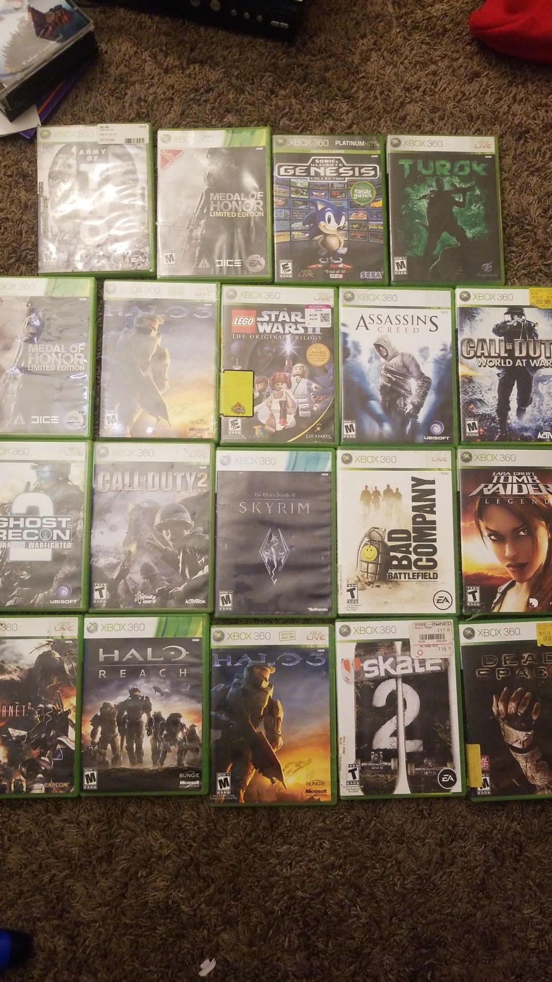 Xbox 360 Games - Lot of 19