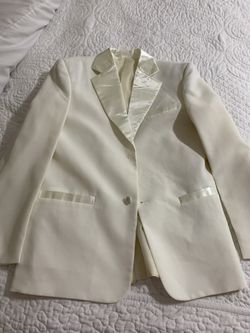 Beige boys suit