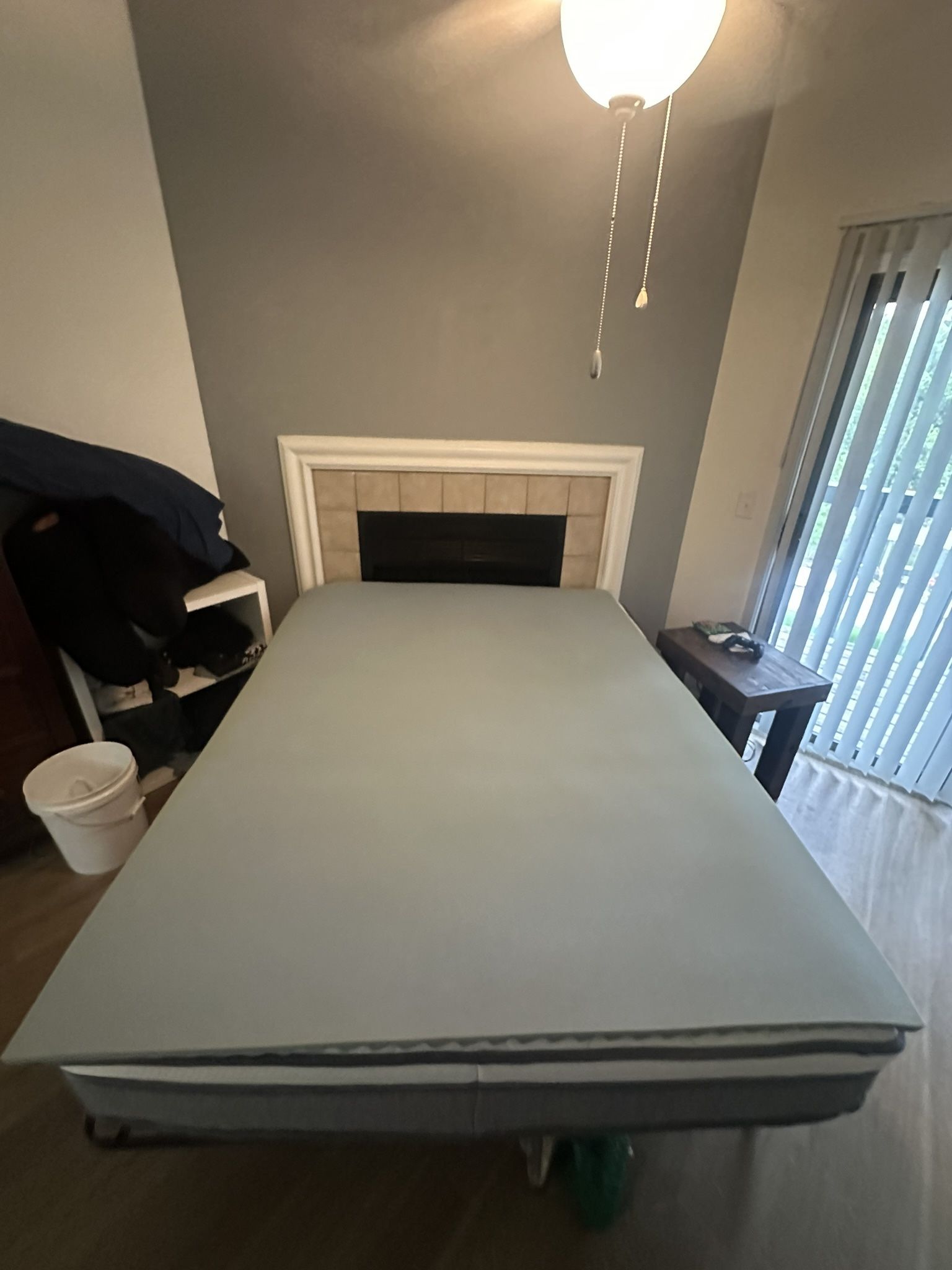 Bed And Metal Frame
