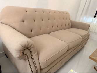 Couch and love seat set.