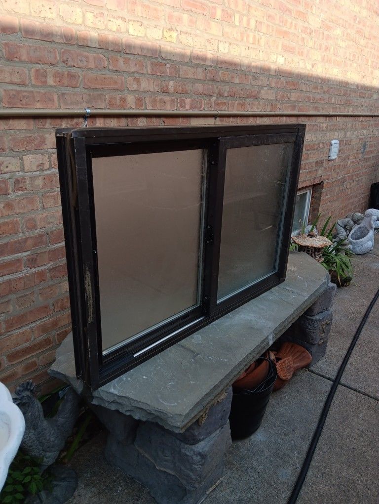 29.5 " H X 45" L New Aluminum Slider Window 