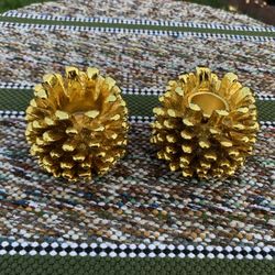 Pinecone Candle Stick Holders for Sale 