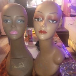 Vintage Dummy Heads For  Wigs 