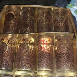 Crown Collection Spanish Gold Glasses 8