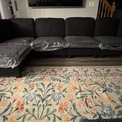Brand New Black Modular Sectional