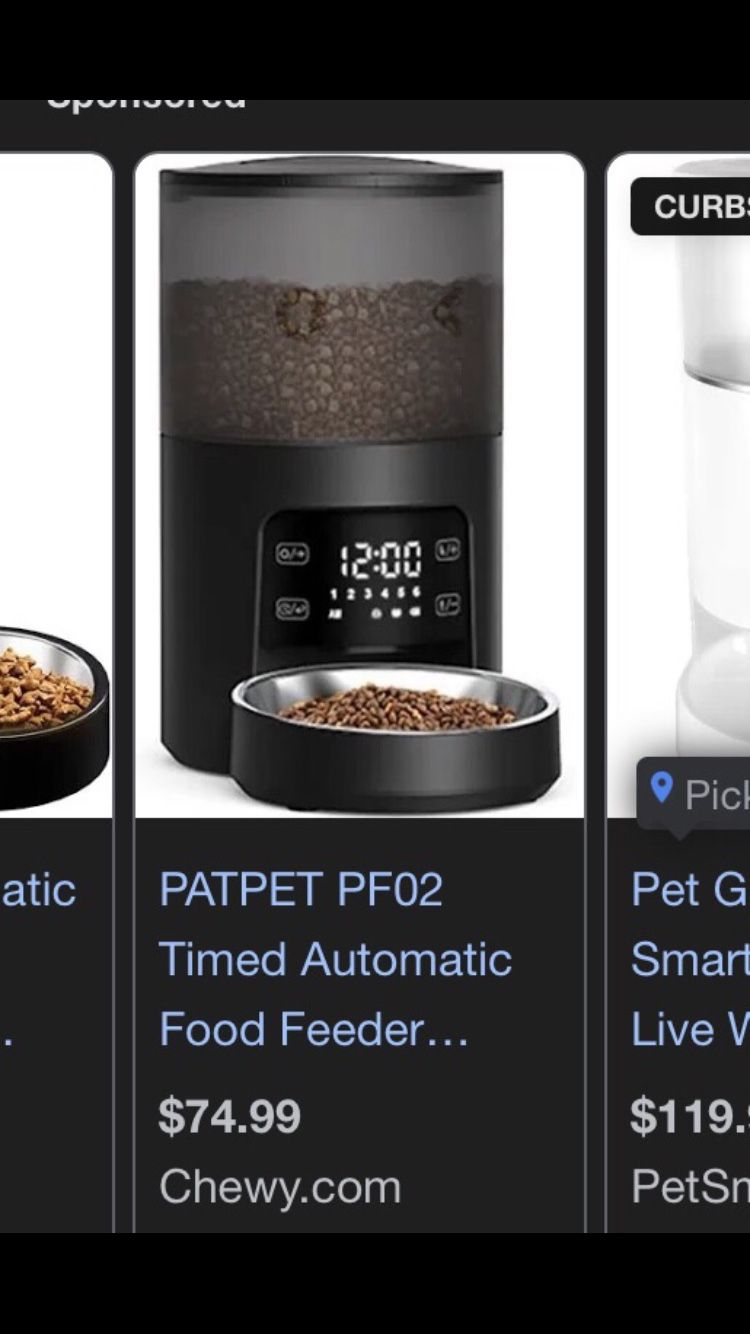 BRAND NEW TIMED AUTO PET FOOD DISPENSER