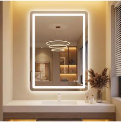 LED Bathroom Vanity Mirror with Light, 36x24