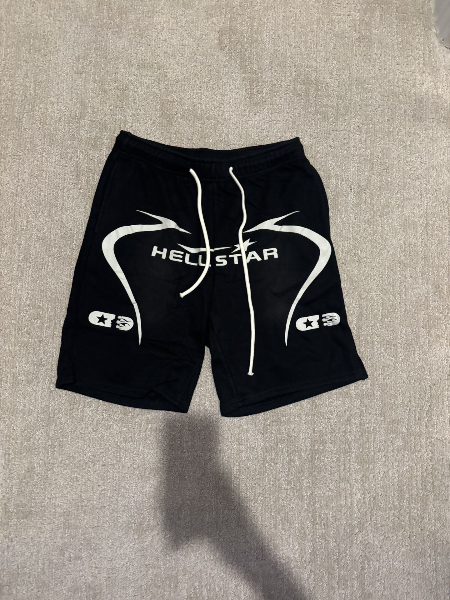 Hellstar Shorts Black NFC Sizes Medium And Large